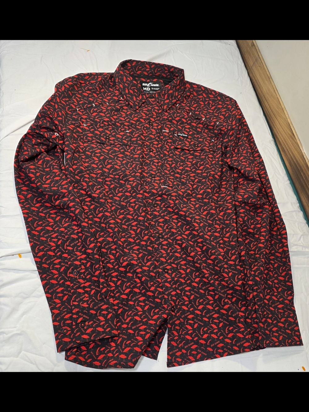 Bill Lewis Rat-L-Trap Performance Fishing Shirt MD